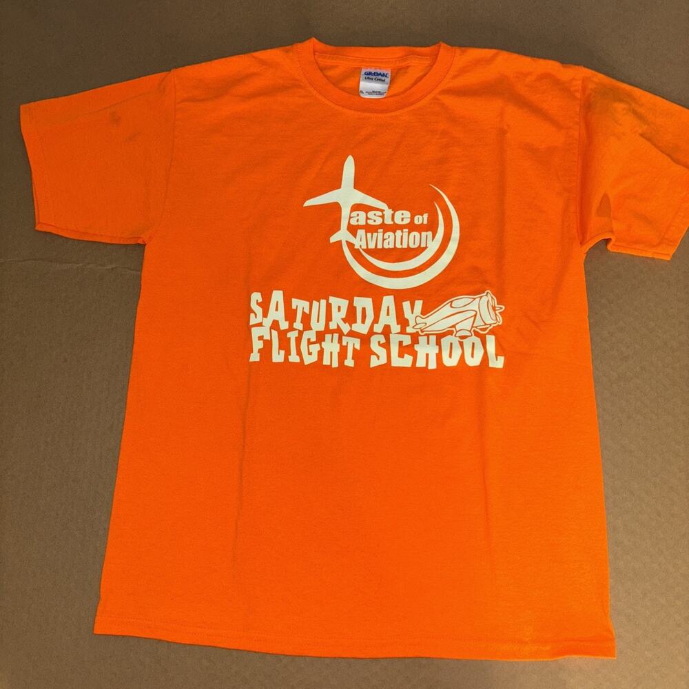 Aviation Graphic T-shirt Youth XL Taste If Aviation Saturday Flight School